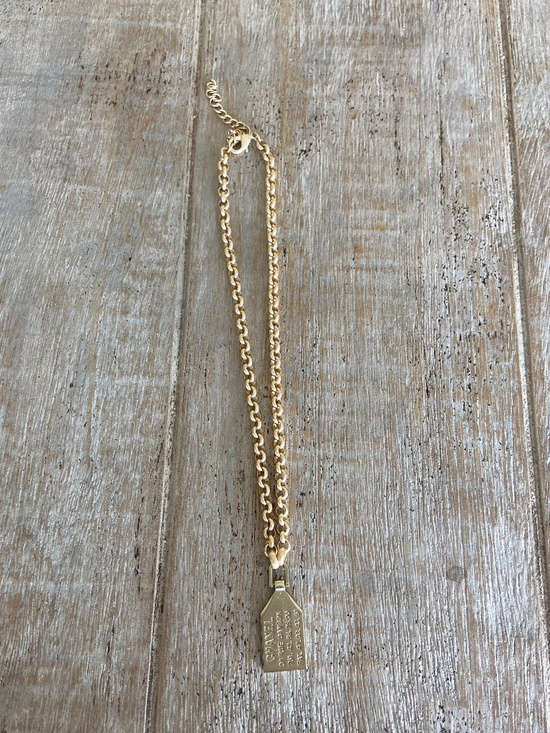 Vintage Chanel Tag Necklace - Picture 2 of 8